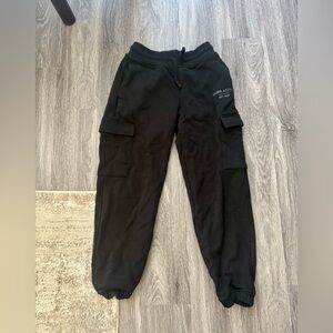 Black Women Cargo Joggers